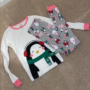 Girls Christmas PJ set.